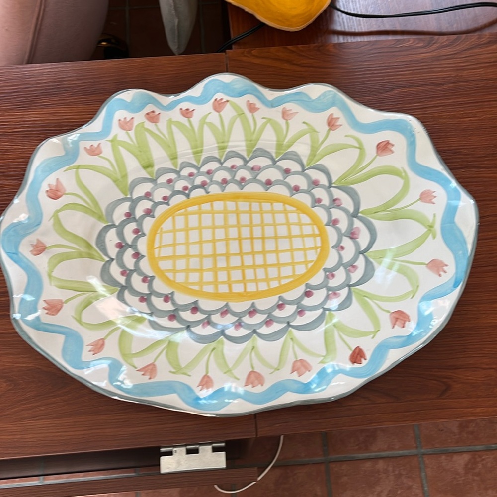 Mackenzie-Childs serving platter